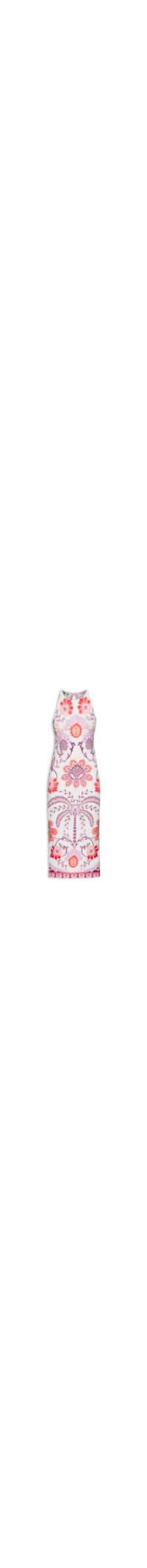 Vestido Midi Romance De Tucano - Rosa