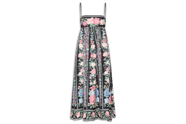 Vestido Midi Romance - Preto