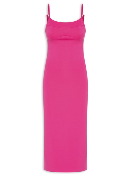 Vestido Midi - Rosa