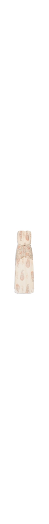 Vestido Midi Sem Alça Ggt Flory - Bege