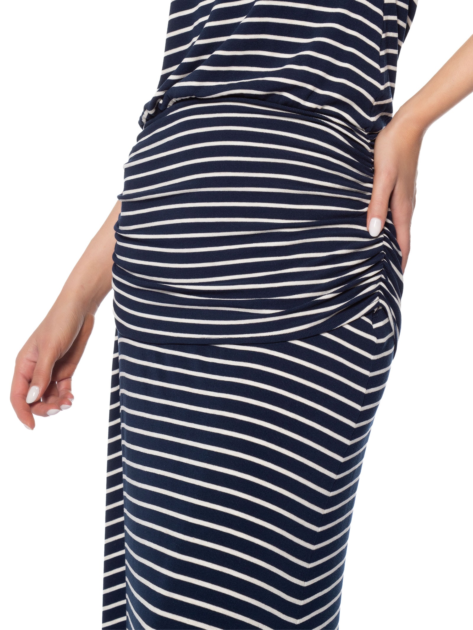 Vestido Midi Sem Manga – Azul Maria Filó