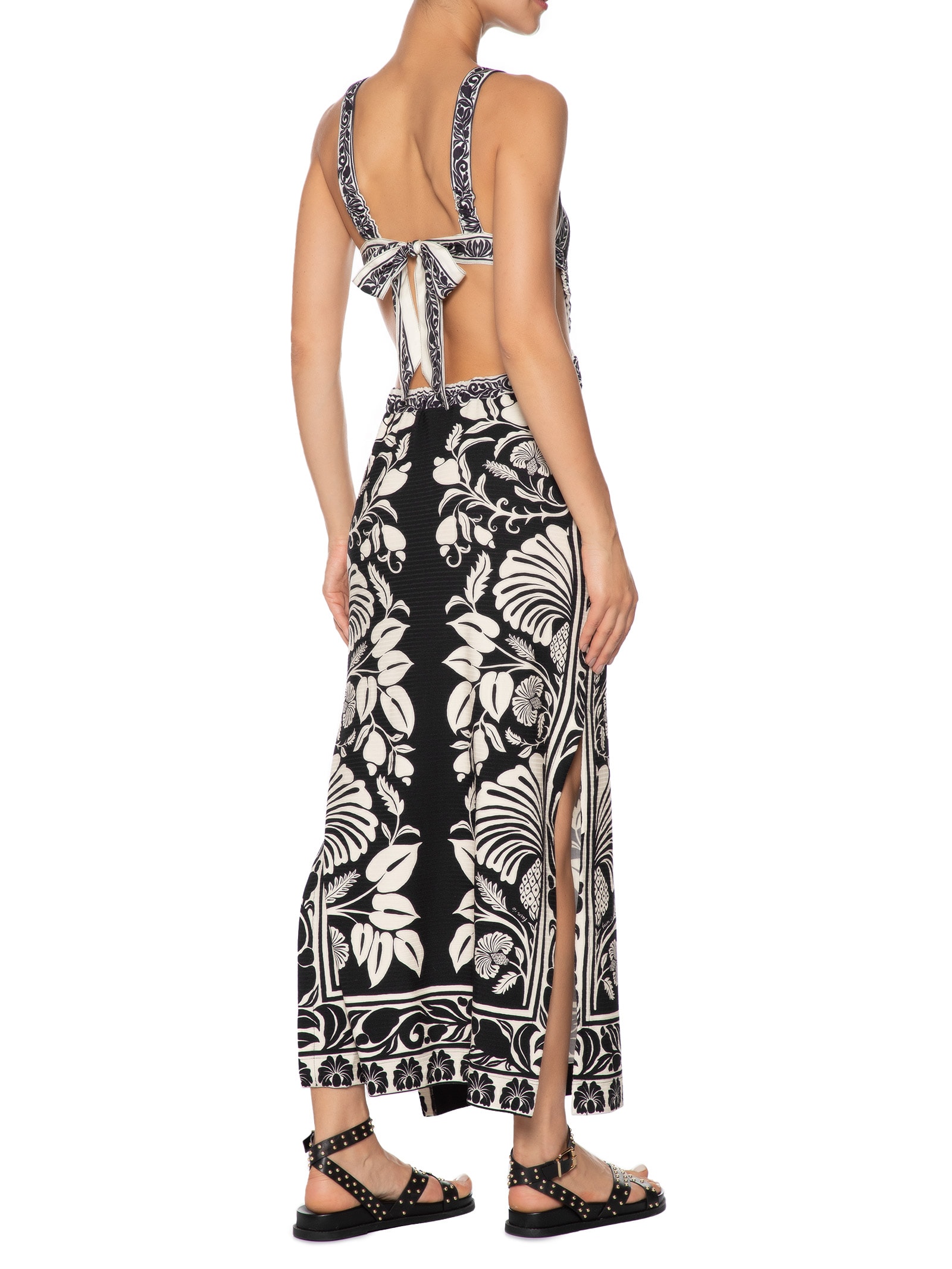 Vestido Midi Sintra Preto Farm