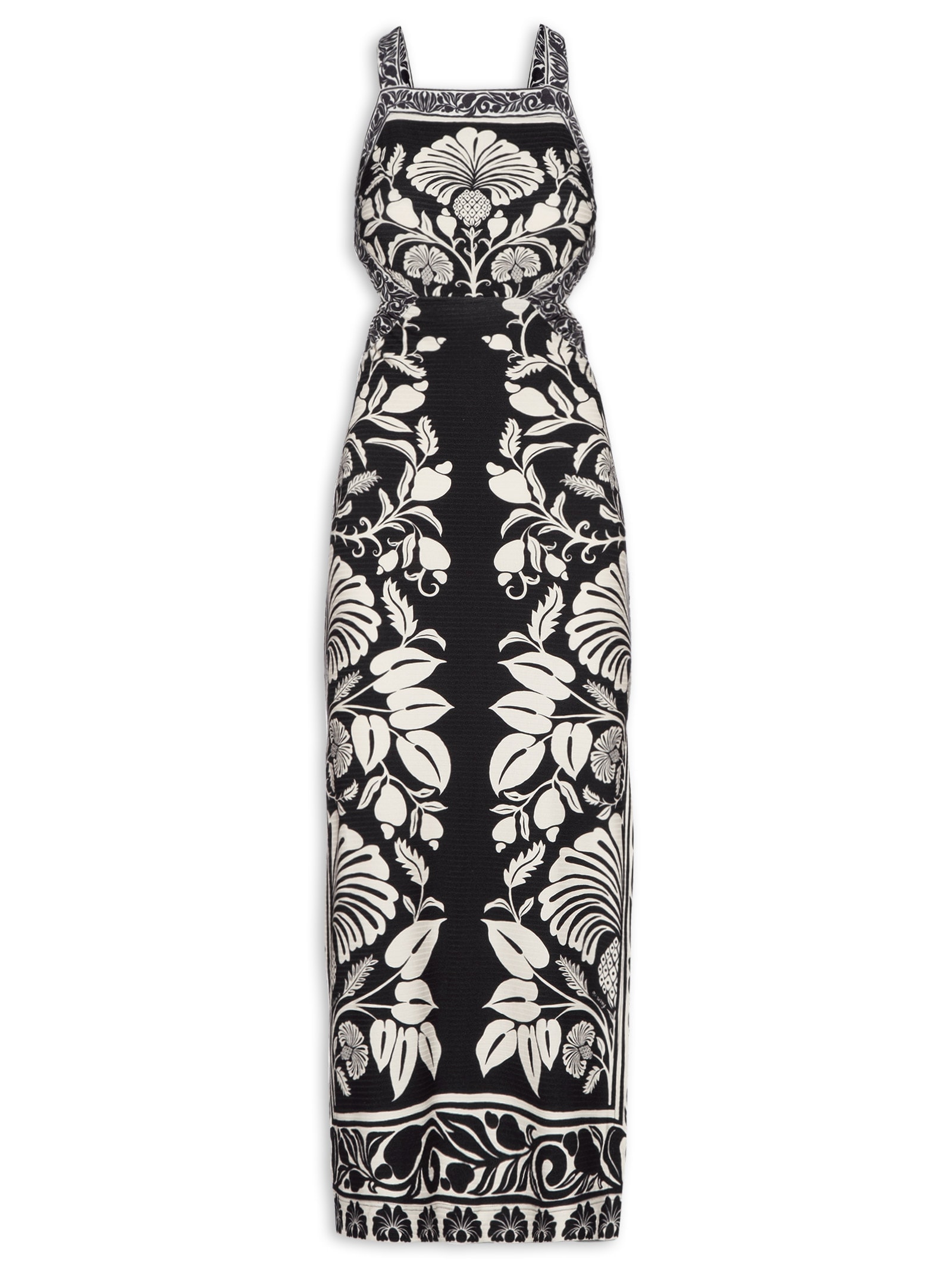 Vestido Midi Sintra Preto Farm