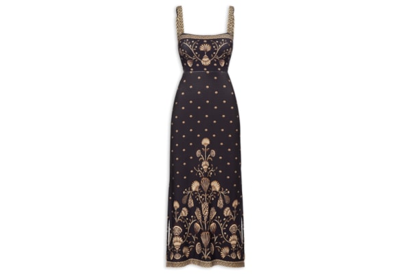 Vestido Midi Sonho De Concha - Preto