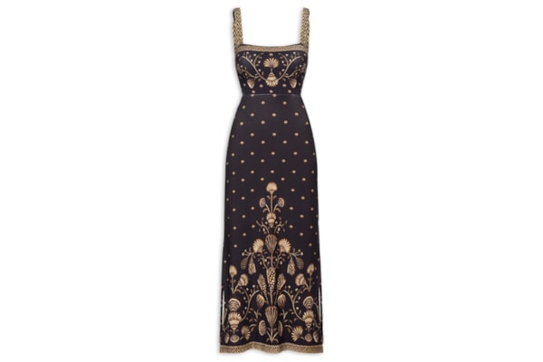 Vestido Midi Sonho De Concha - Preto