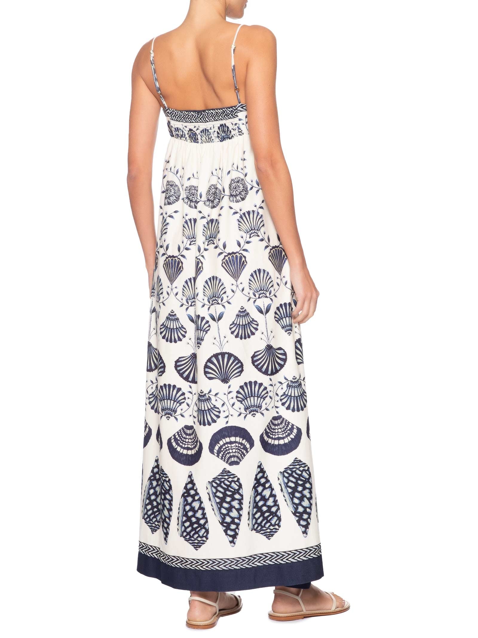 Vestido Midi Sonho de Concha – Branco Farm