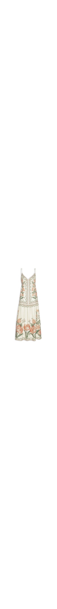 Vestido Midi Sonho De Tulipas - Rosa