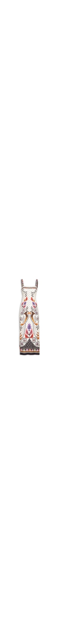 Vestido Midi Tapete De Arara - Bege