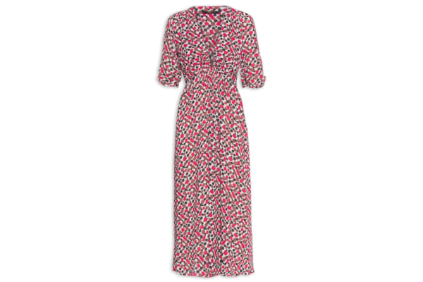 Vestido Midi Thais Fig Goma - Rosa