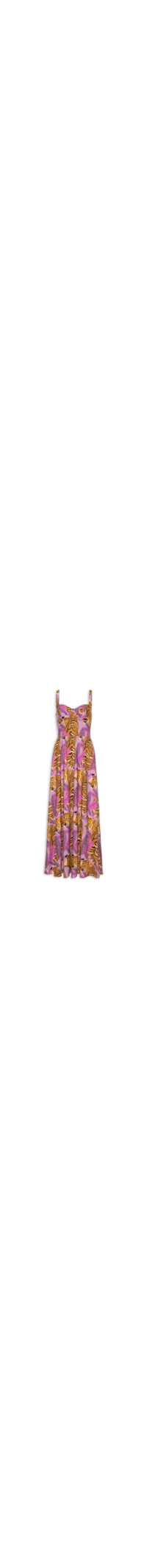 Vestido Midi Tigrita - Roxo