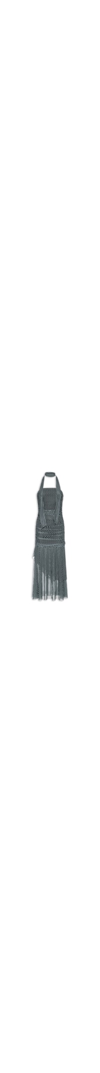 Vestido Midi Tomara Que Caia em Poá - Preto