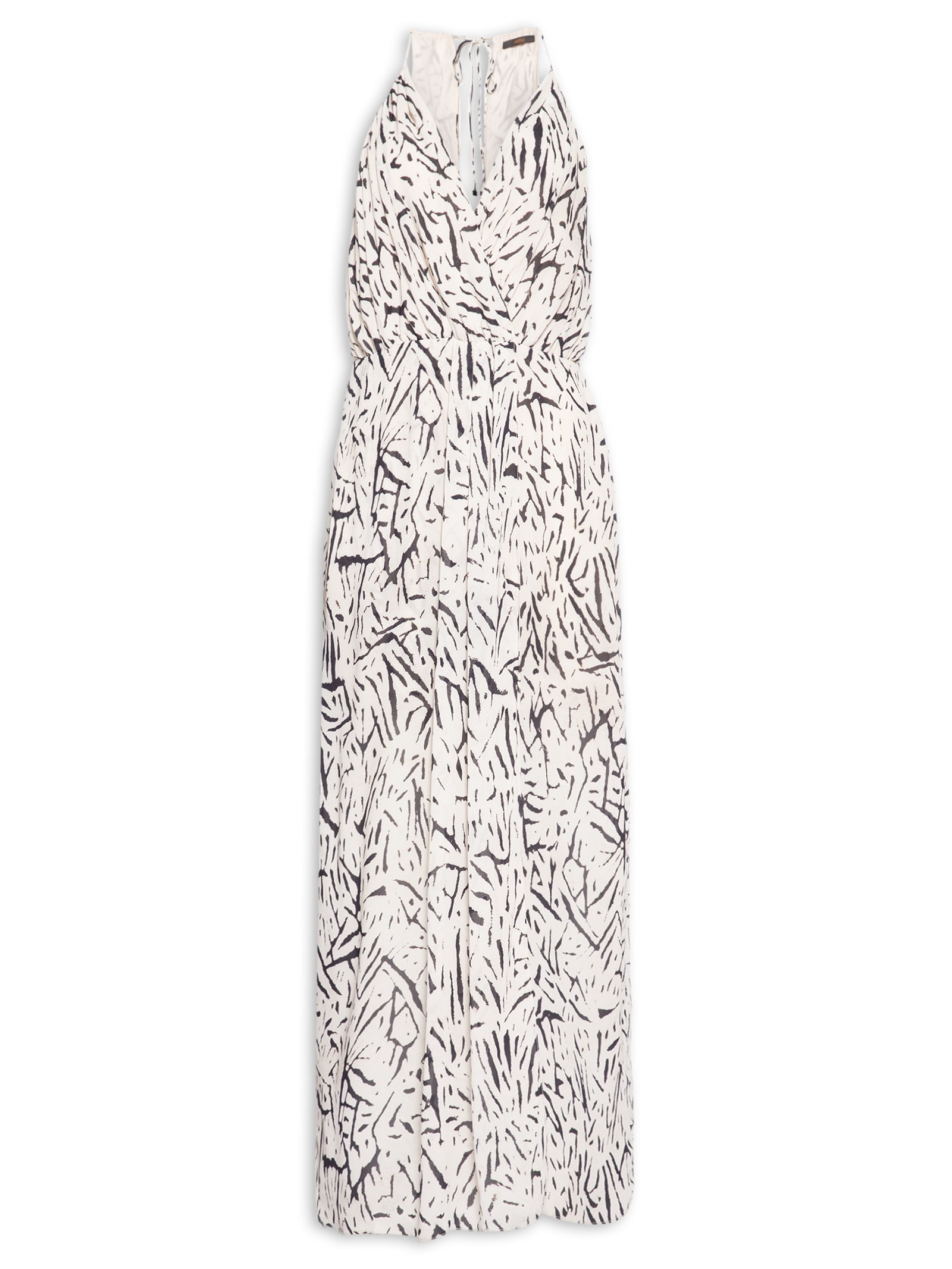 Vestido Midi Transpasse Galhos Branco Animale