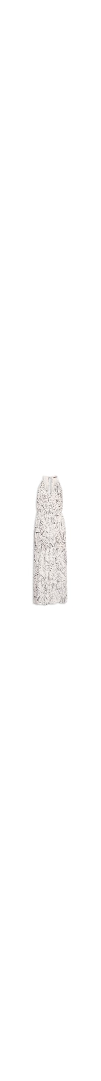 Vestido Midi Transpasse Galhos - Branco
