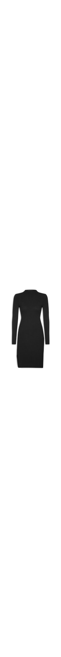 Vestido Midi Tricot - Preto