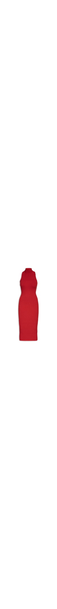 Vestido Midi Tricot - Vermelho