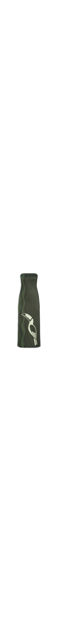 Vestido Midi Tucano Gráfico - Verde