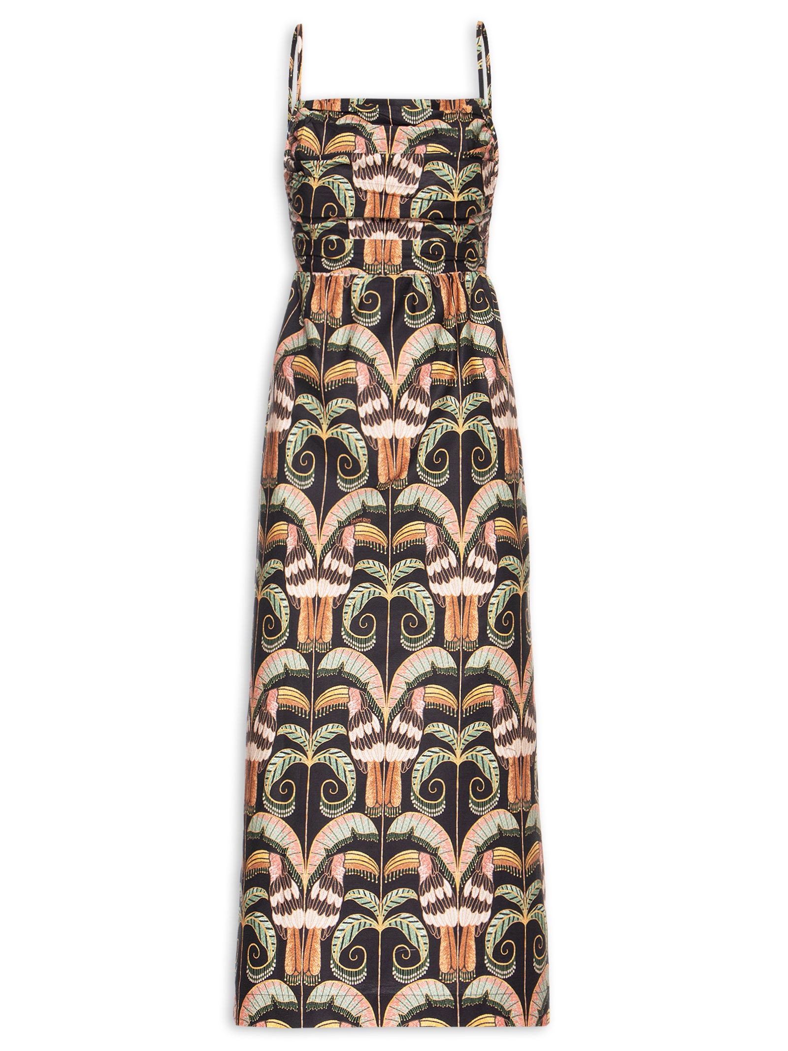 Vestido Midi Tucano Real Preto Farm