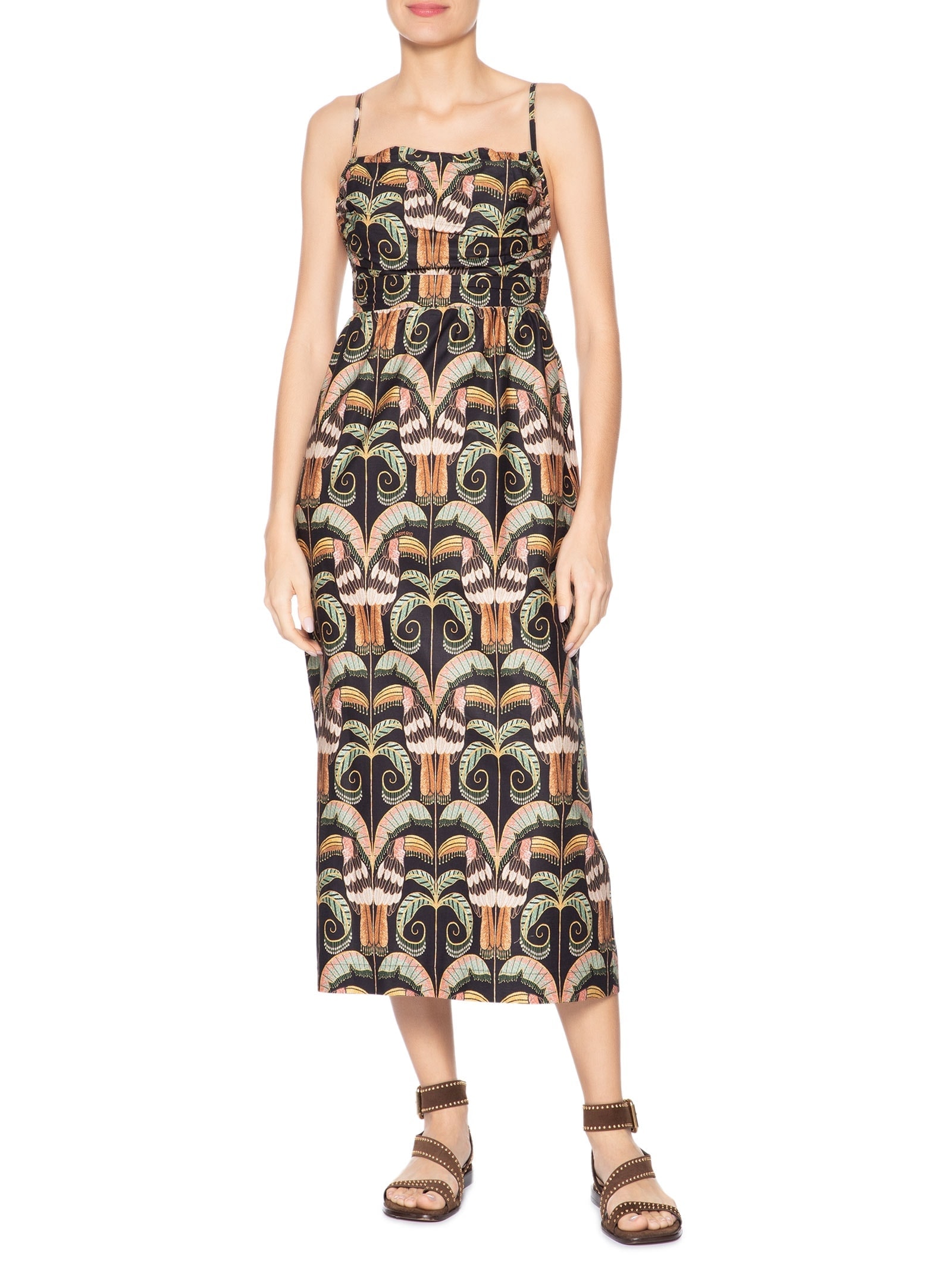 Vestido Midi Tucano Real Preto Farm