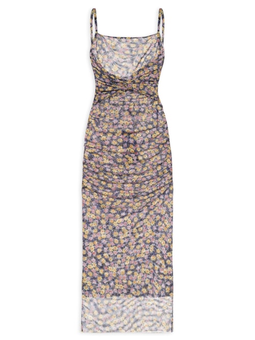 Vestido Midi Tule Liberty – Rosa