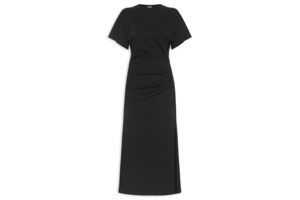 Vestido Midi Twist Tee Maxi Dress - Preto