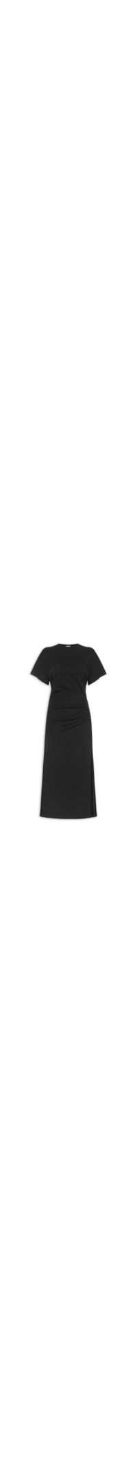 Vestido Midi Twist Tee Maxi Dress - Preto