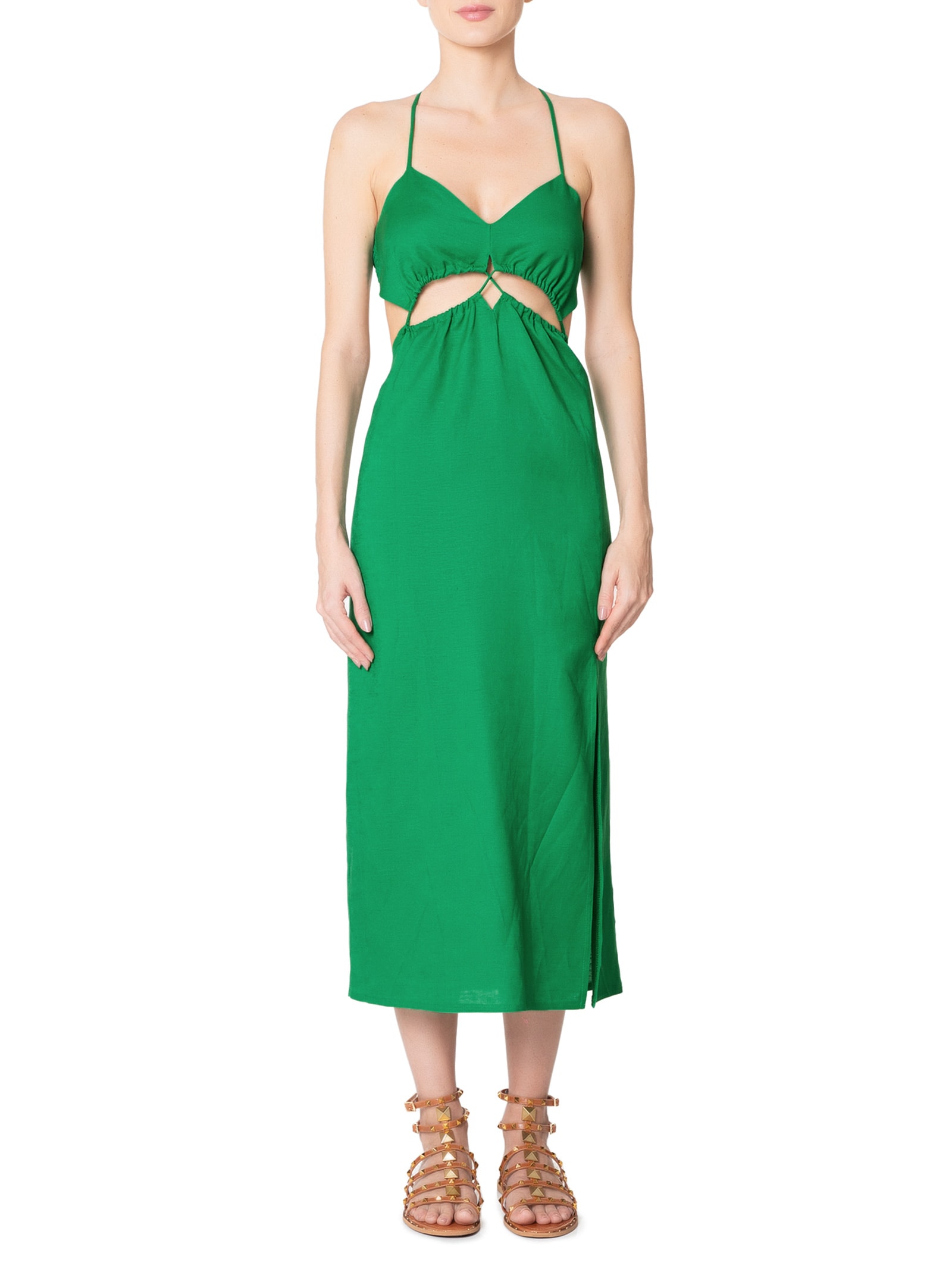 Vestido Midi Verde Market 33