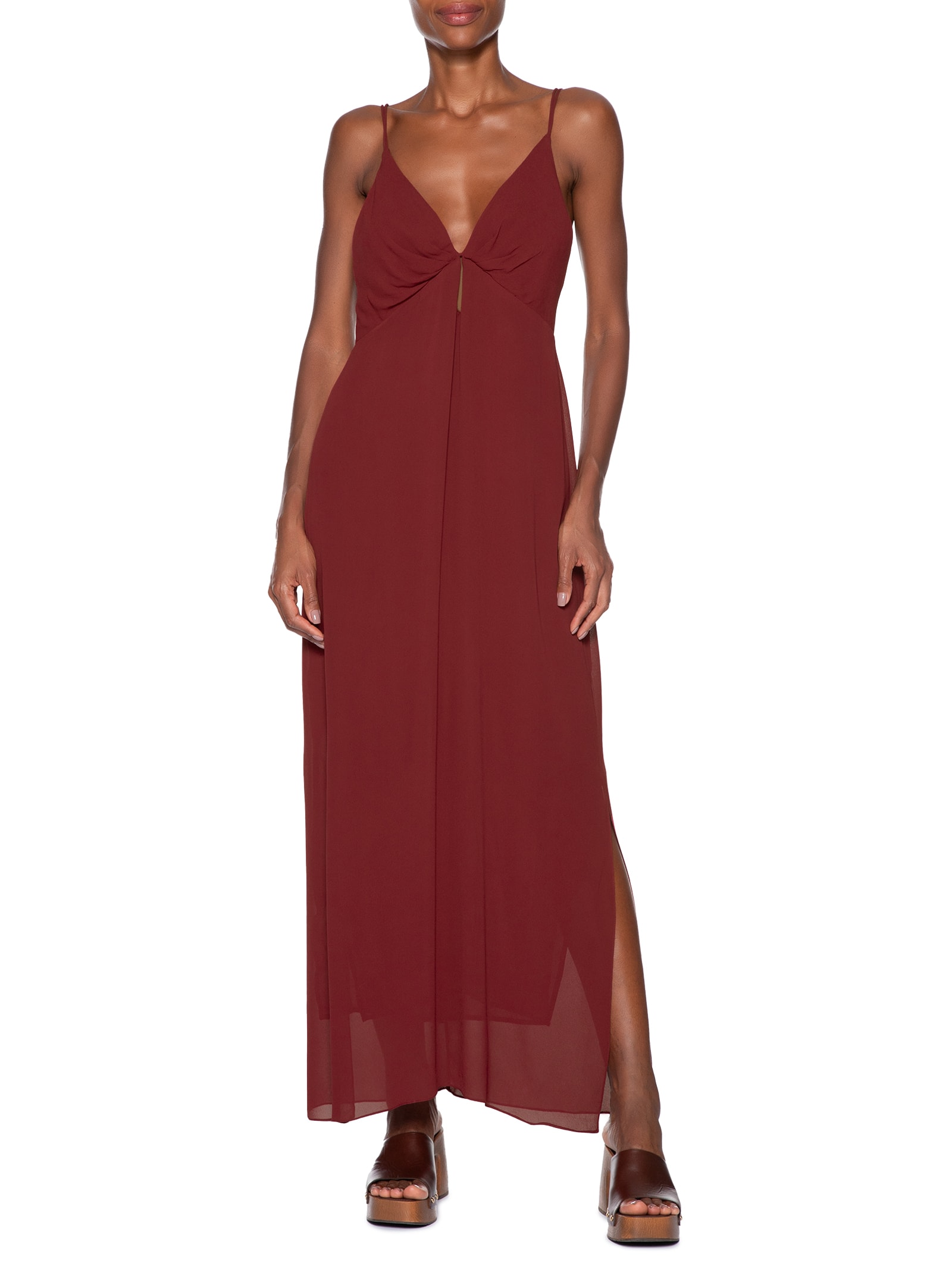 Vestido Midi Vermelho Animale