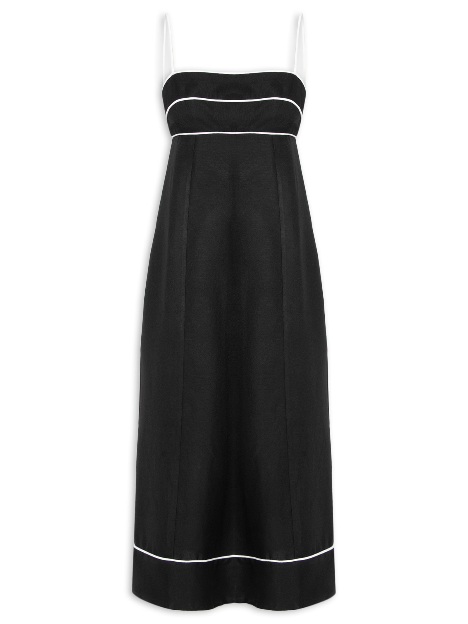 Vestido Midi Vivos Pb Preto Animale