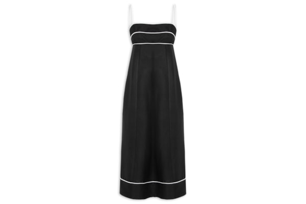 Vestido Midi Vivos Pb - Preto