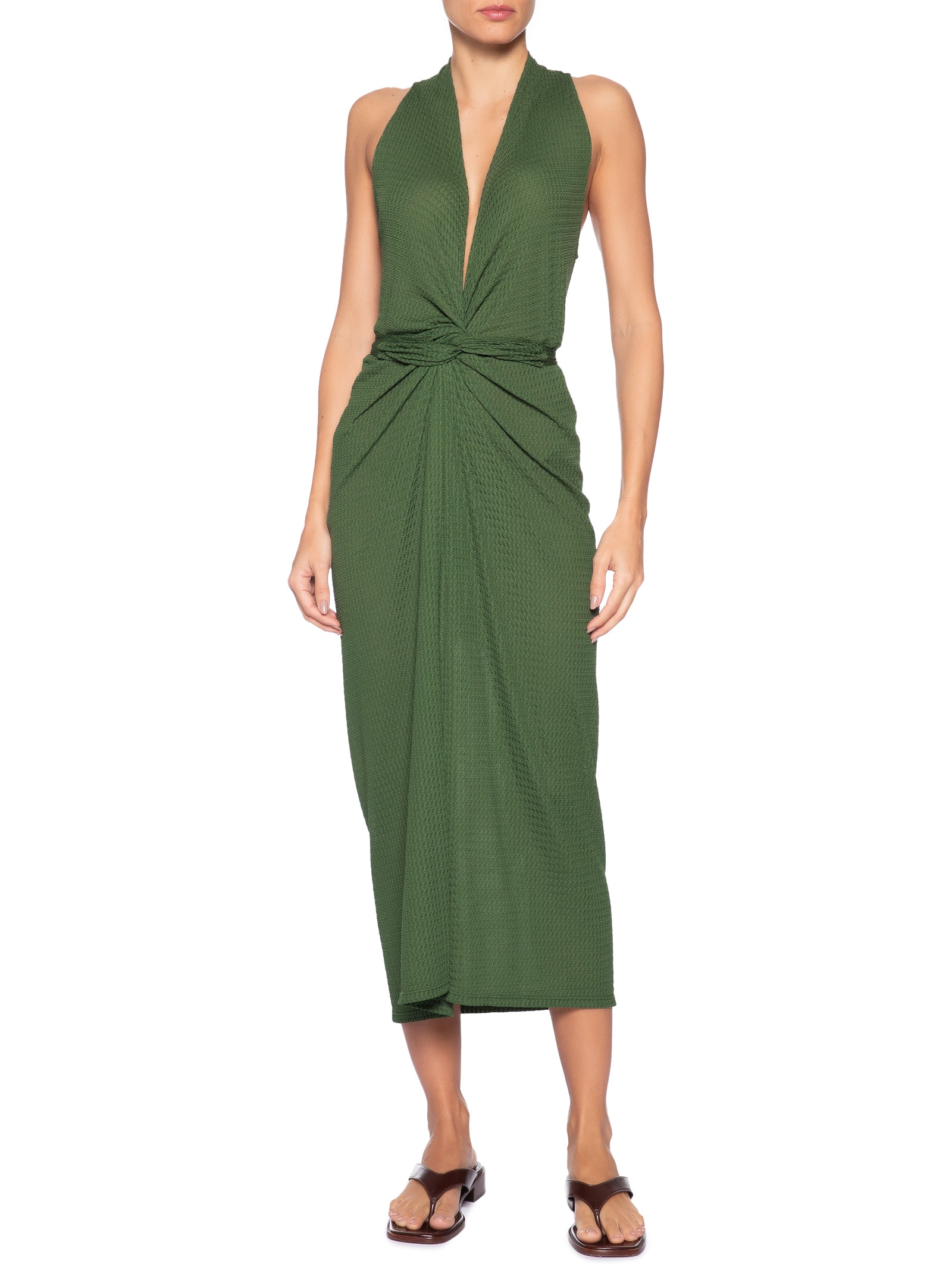 Vestido Midi – Verde Cia Marítima
