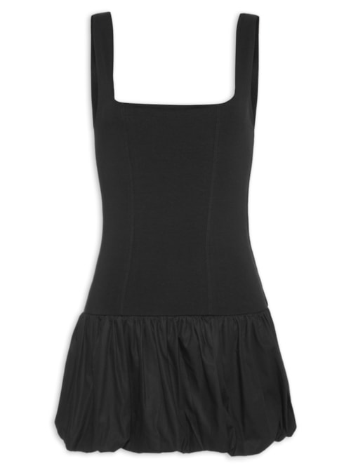 Vestido Mini Balonê – Preto