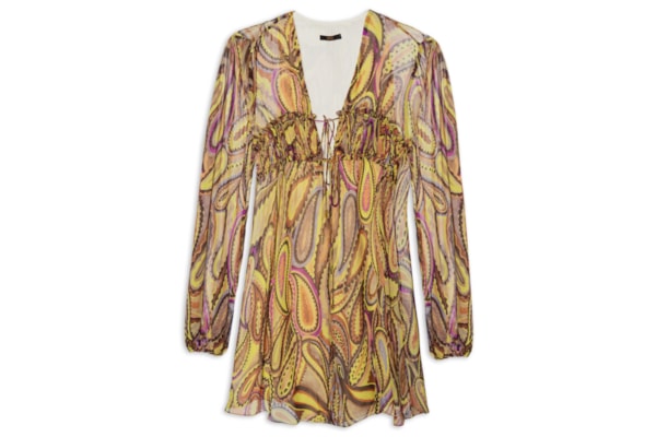 Vestido Mini Boho Anna - Verde