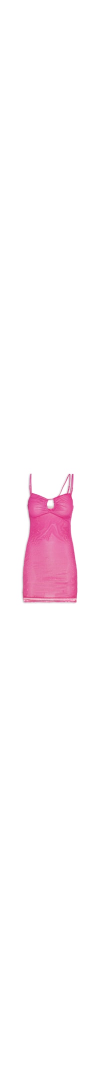 Vestido Mini De Alças - Rosa