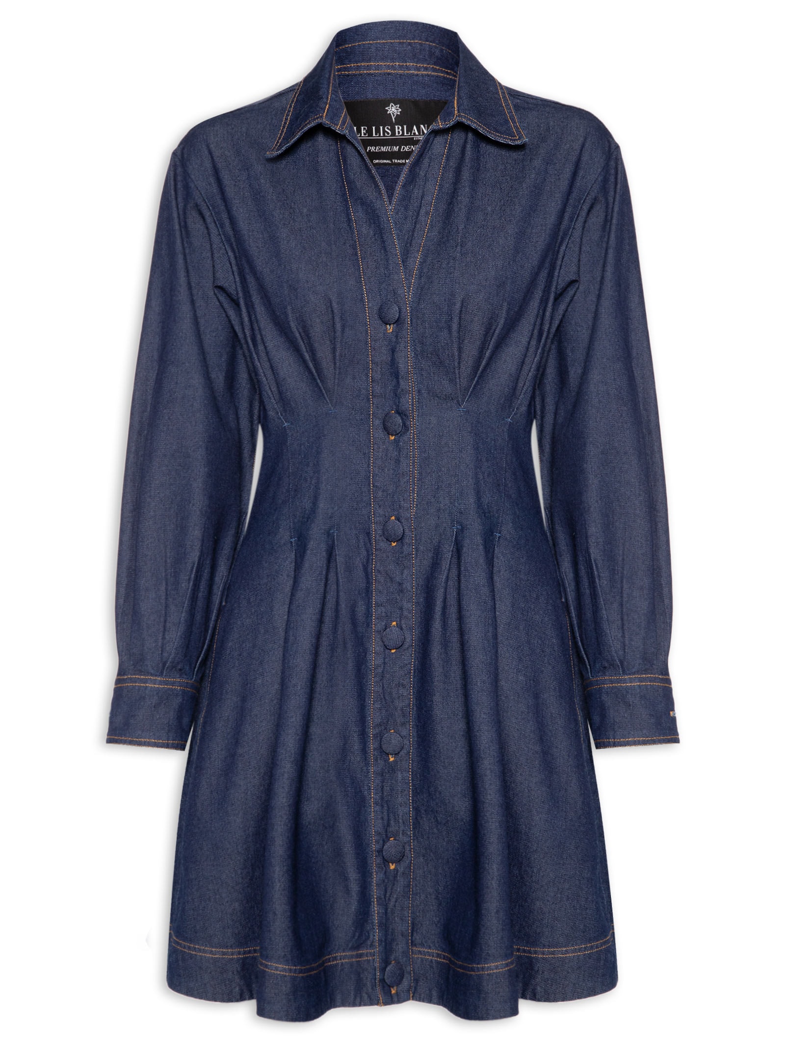 Vestido Mini Raquel Azul Le Lis