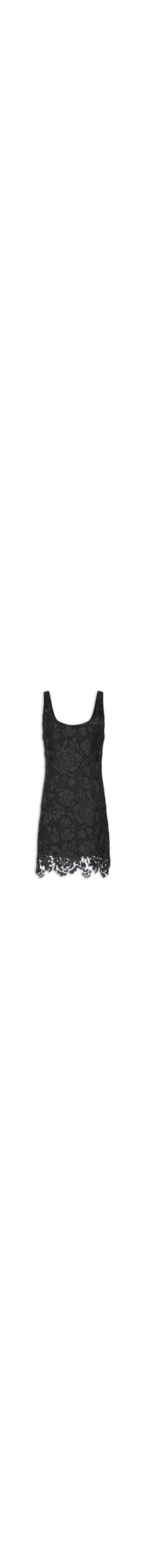 Vestido Mini Renda - Preto