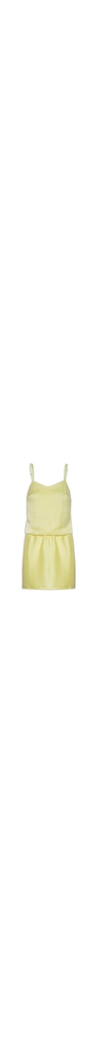 Vestido Mini Texturizado - Amarelo