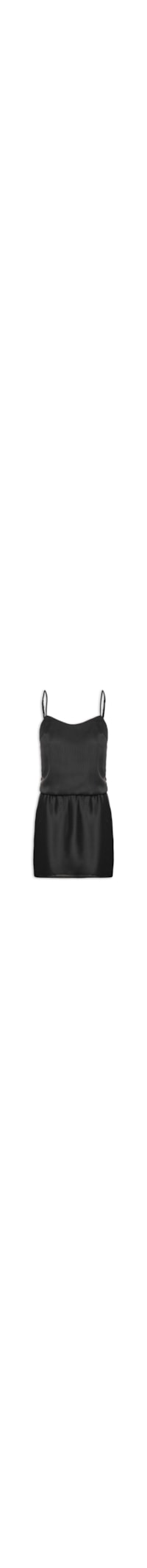 Vestido Mini Texturizado - Preto