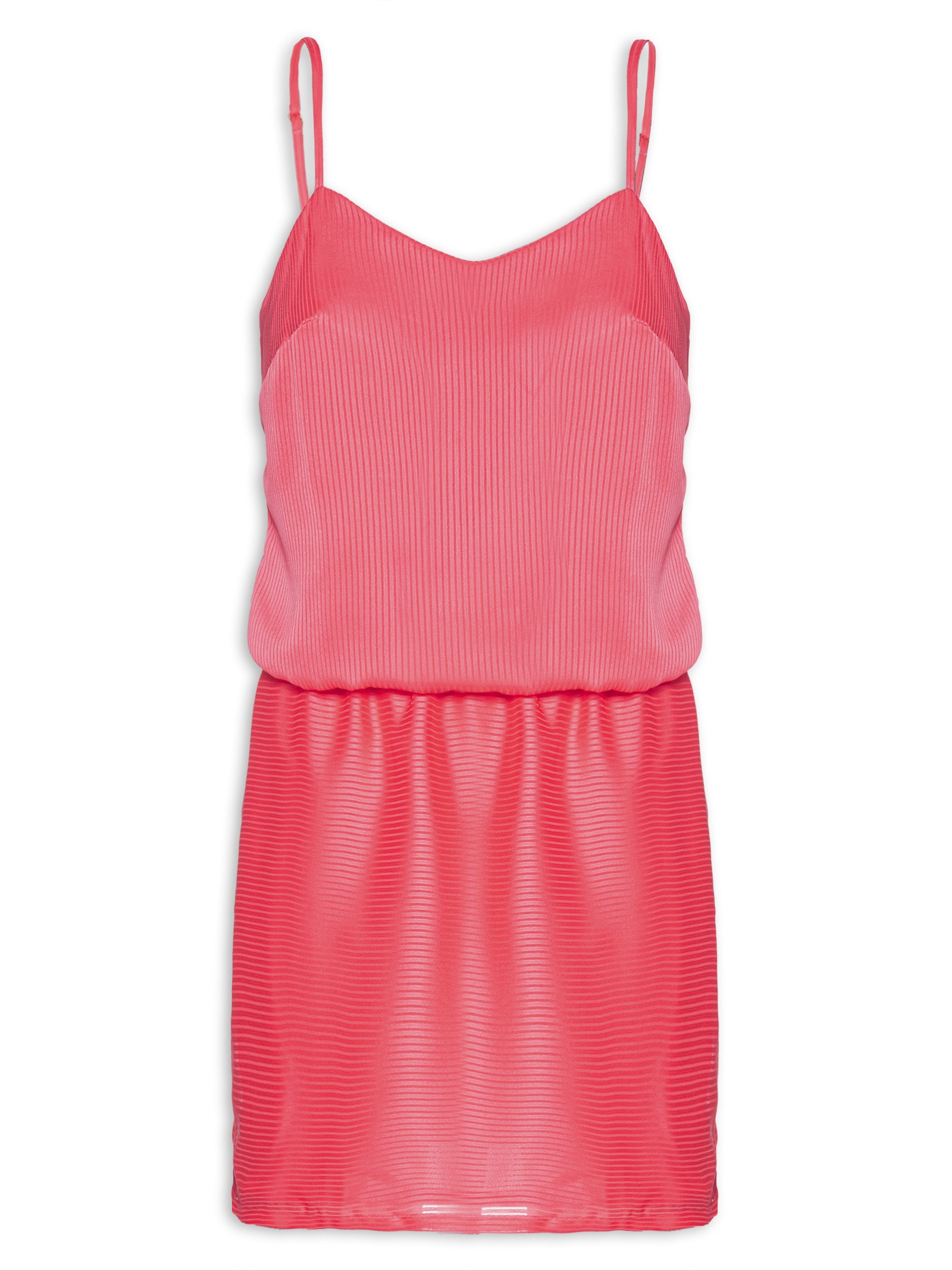 Vestido Mini Texturizado Rosa Market 33