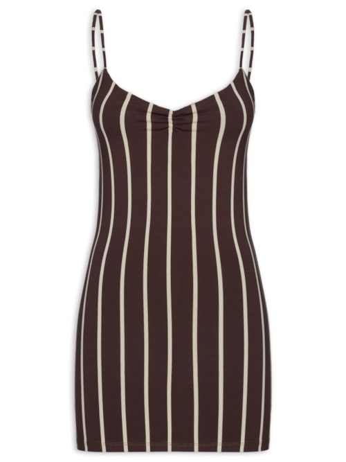 Vestido Mini Viv – Marrom