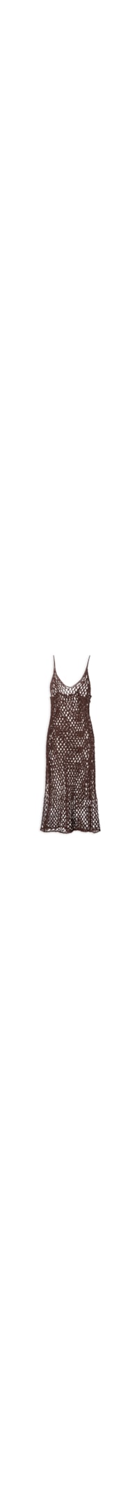 Vestido Moana Tricot - Marrom