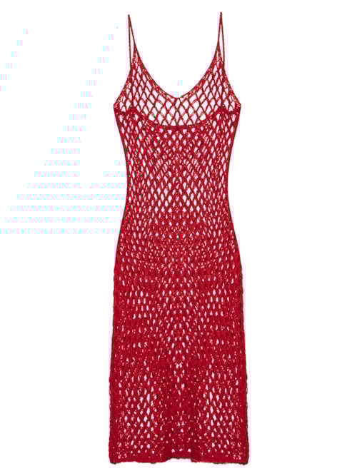 Vestido Moana Tricot – Vermelho