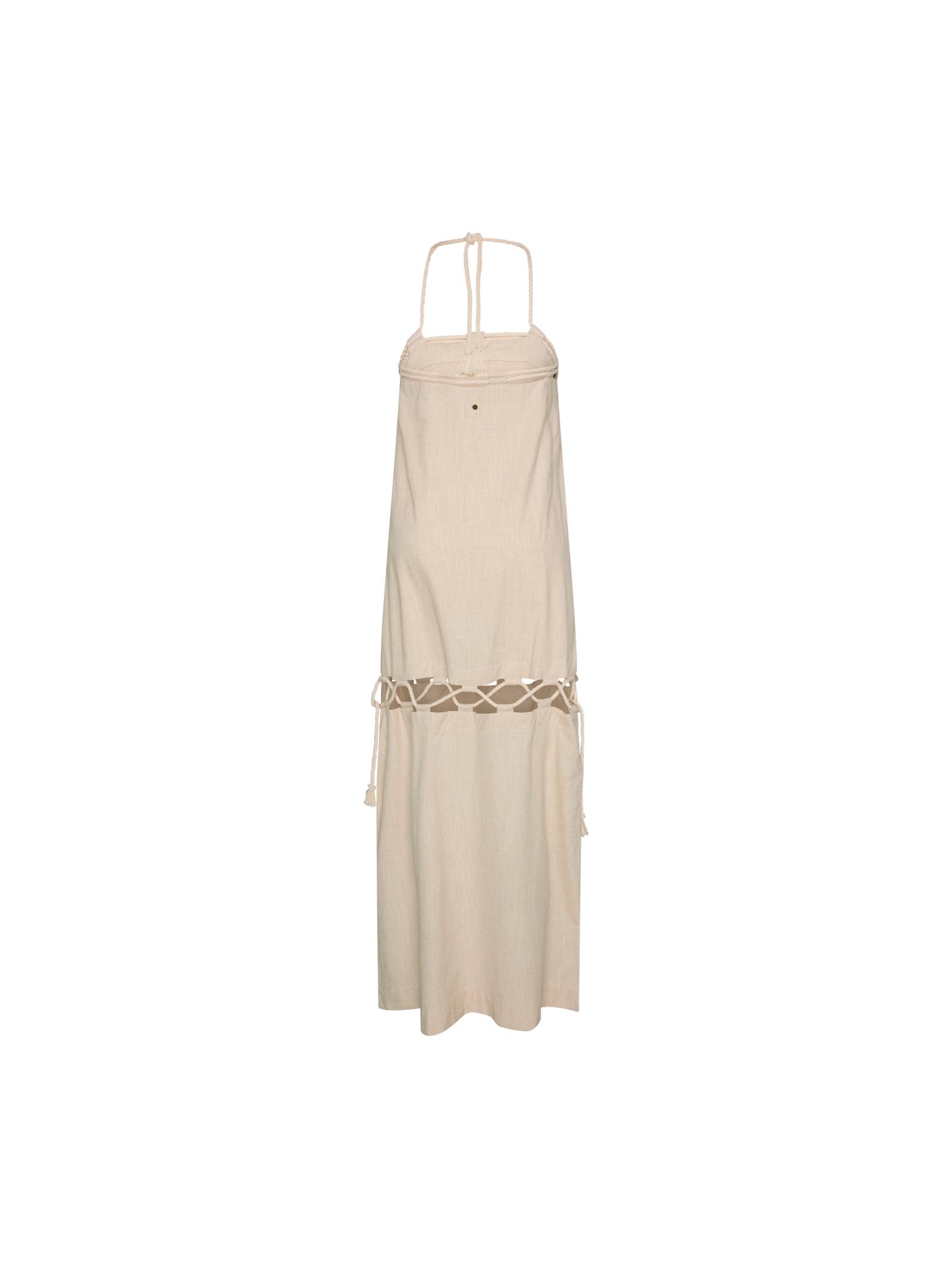 vestido modular em linho com algodão cordel Suntime