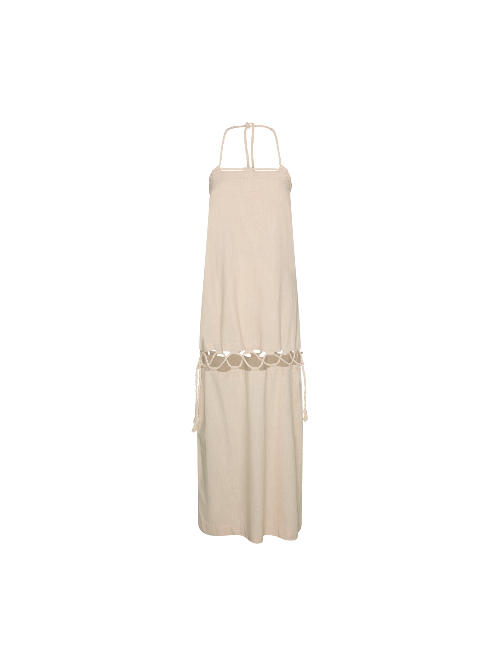 vestido modular em linho com algodão cordel Suntime