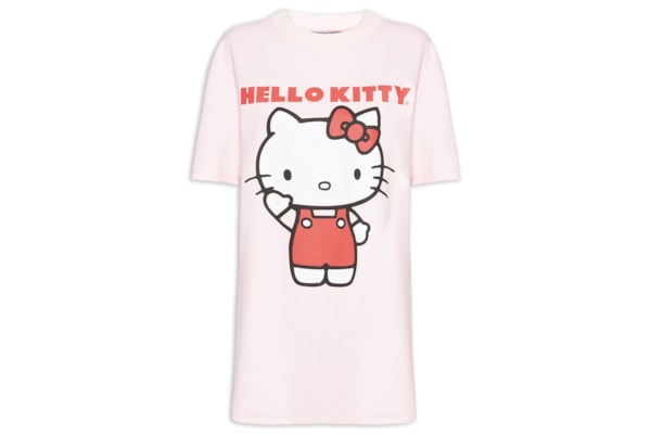 Vestido Moletom Hello Kitty - Rosa
