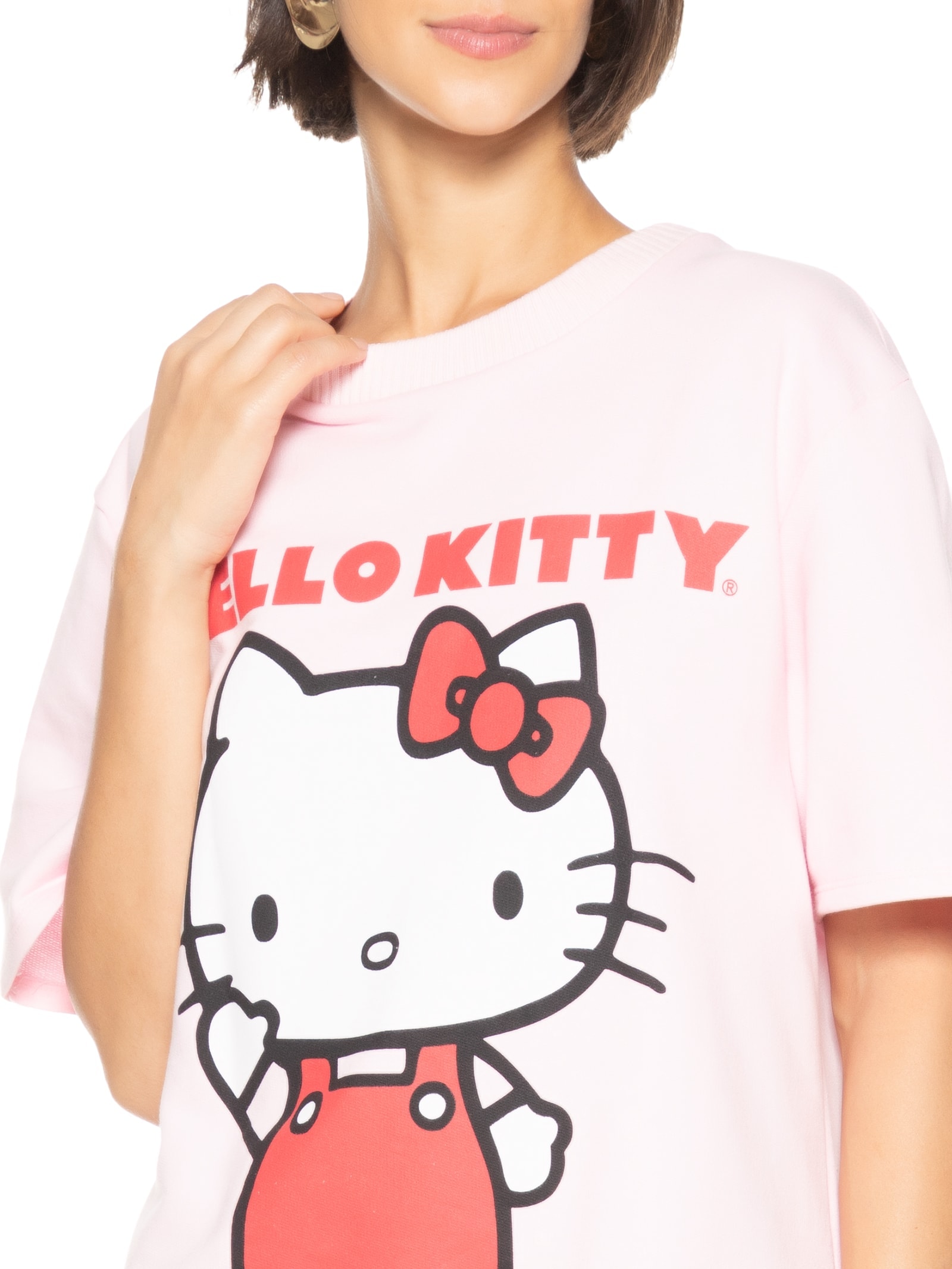 Vestido Moletom Hello Kitty Rosa My Favorite Things + Hello Kitty