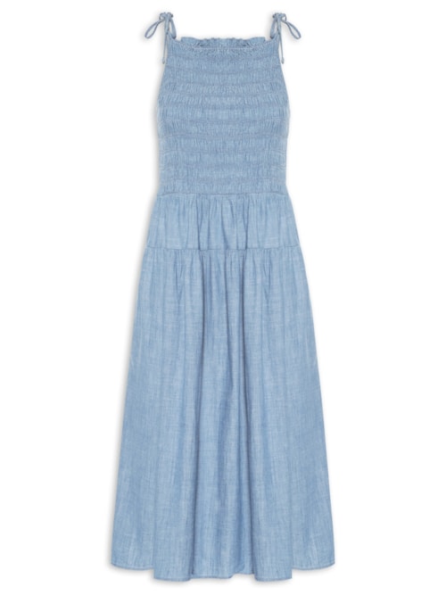 Vestido Mônaco Cotton - Azul