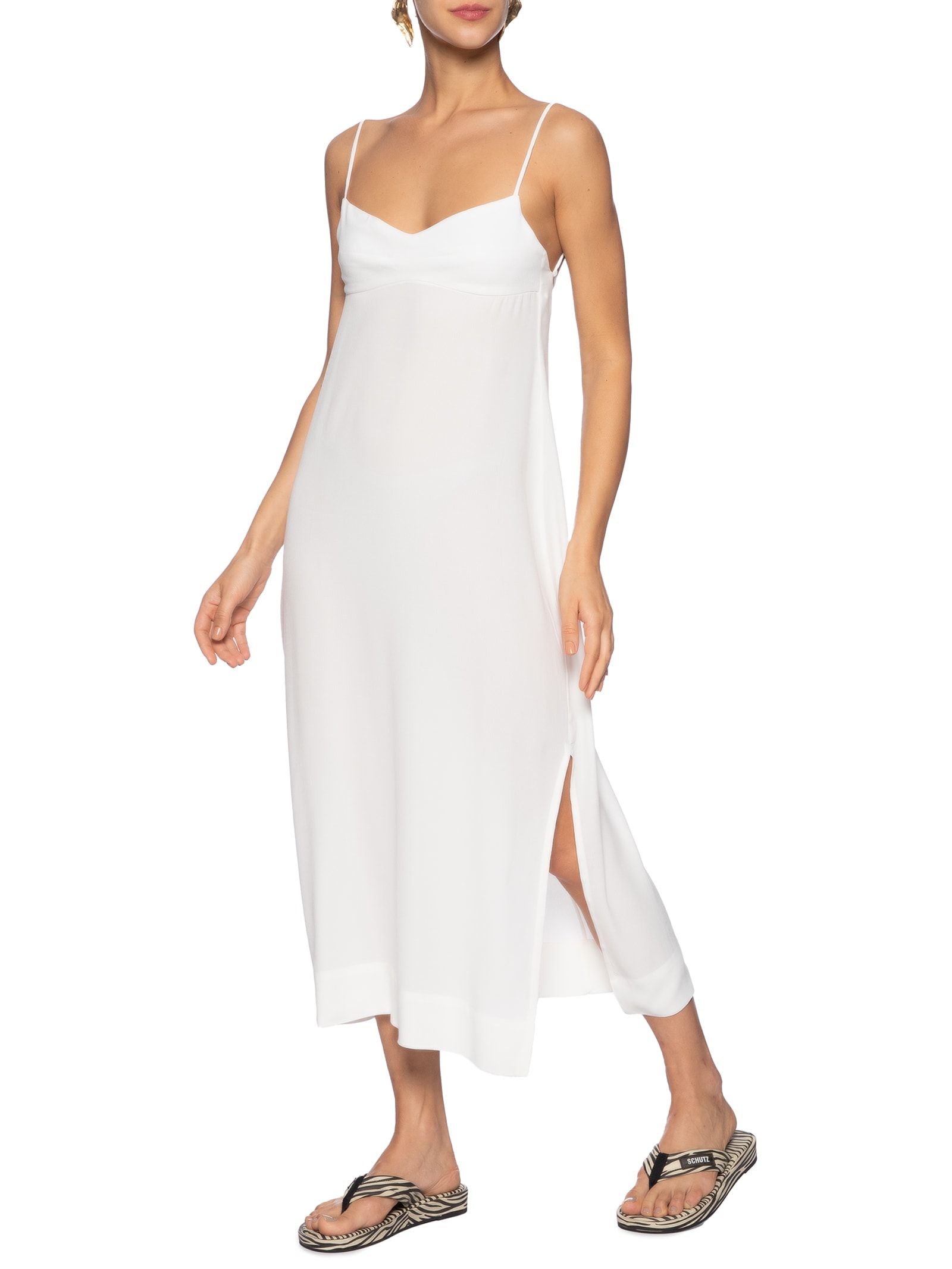 Vestido Monica Branco Haight