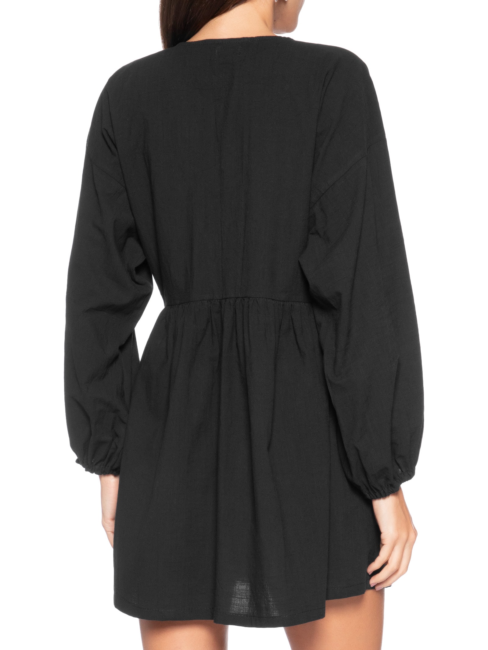 Vestido Nina Ipa Preto Panô