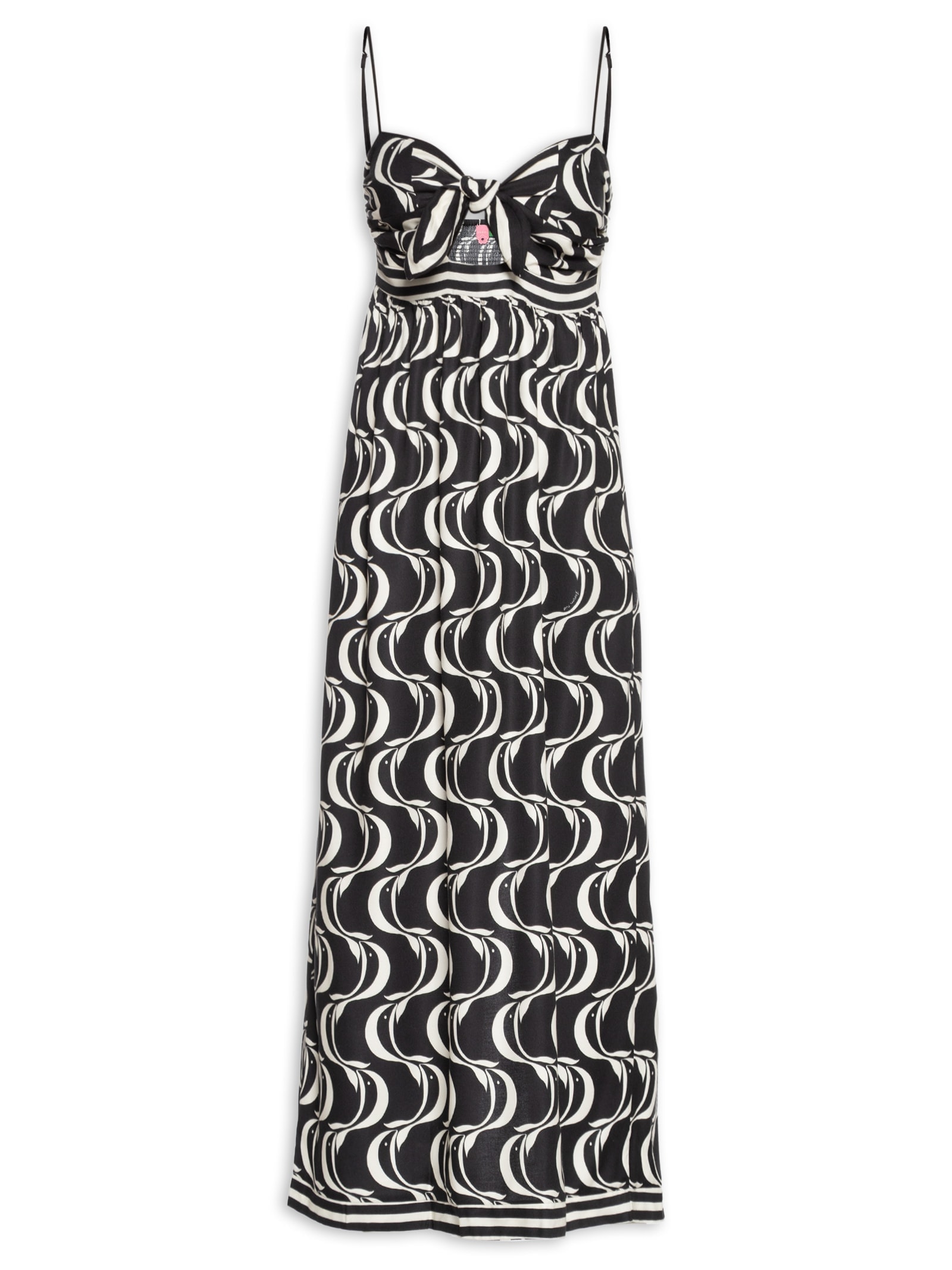 Vestido Nó Peixe Copa Preto Farm