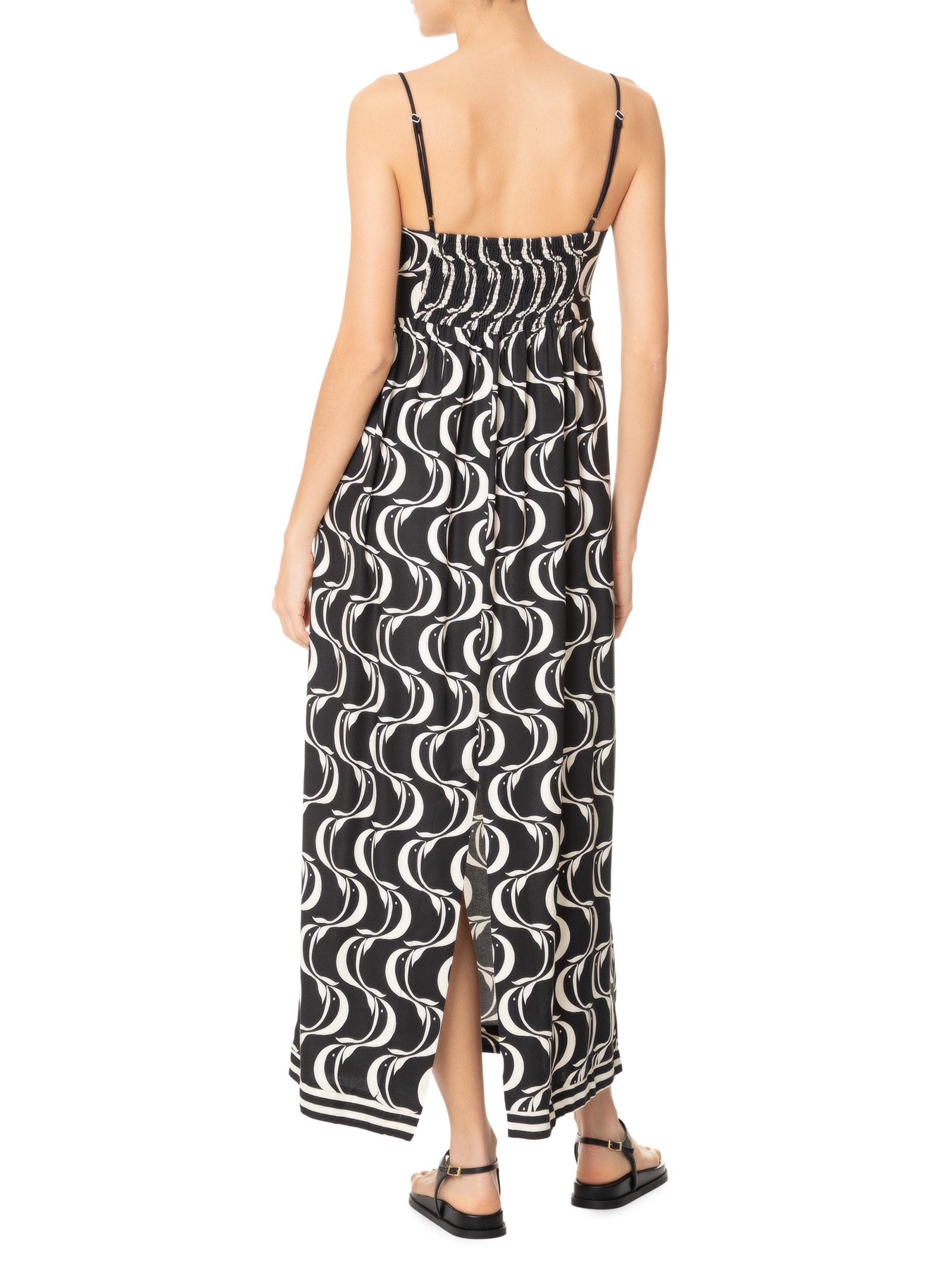 Vestido Nó Peixe Copa Preto Farm